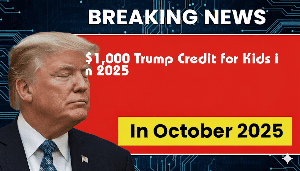 $1,000 ‘Trump Account’ Credit Planned for Every Child in 2025