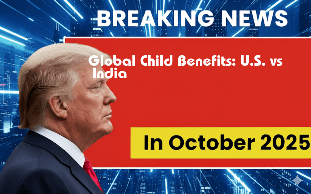 Comparing Global Child Benefits: $2,200 Credit in the U.S. vs ₹1,65,000 in India