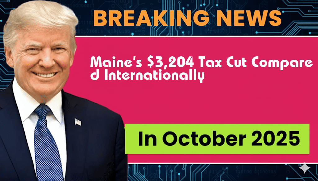 Maine’s Average Tax Cut of $3,204: A Comparison with Canada, India, and the UK