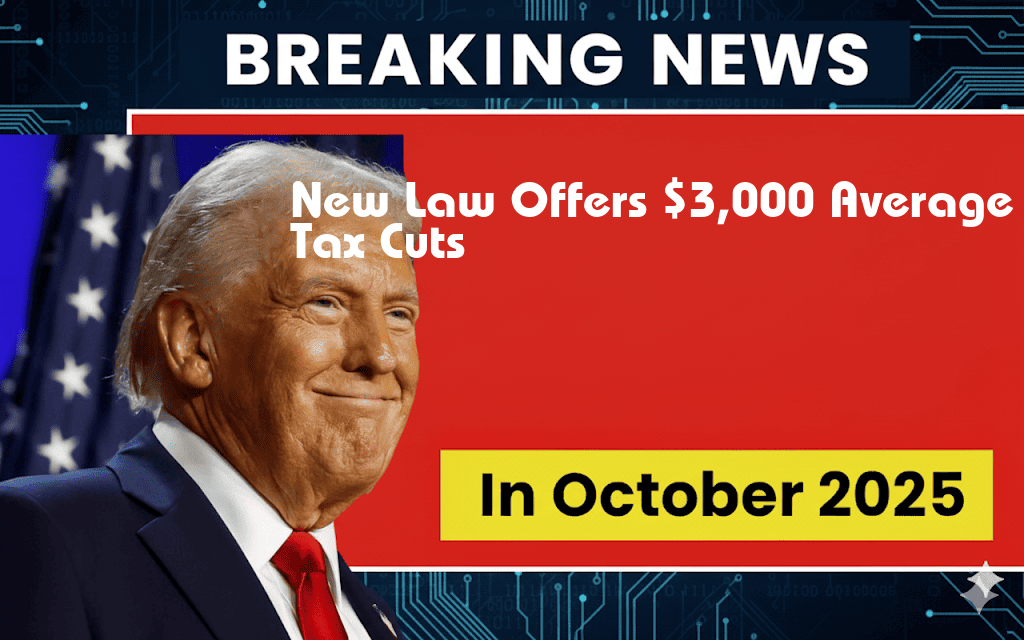 New Law Promises Over $3,000 in Average Tax Cuts Across All 50 States