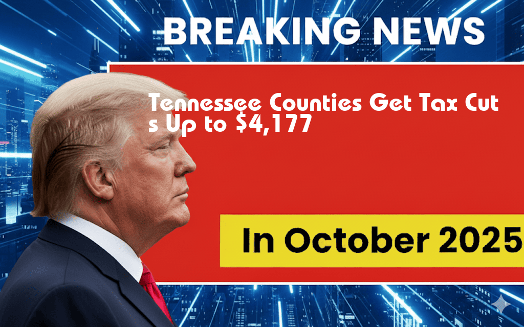 Tennessee Counties to Benefit from New Law with Tax Cuts Ranging from $4,143 to $4,177
